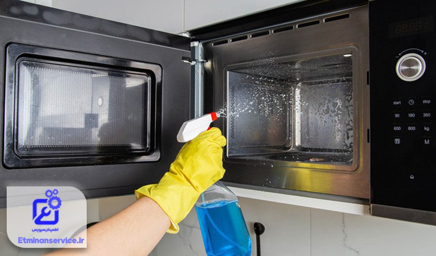 نظافت ماکروفر