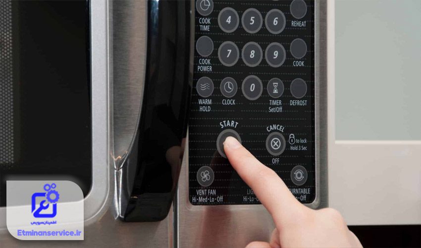 تعمیر دکمه‌ها و پنل کنترل ماکروفر