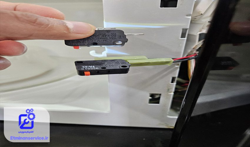 خرابی سوئیچ‌های درب ماکروفر