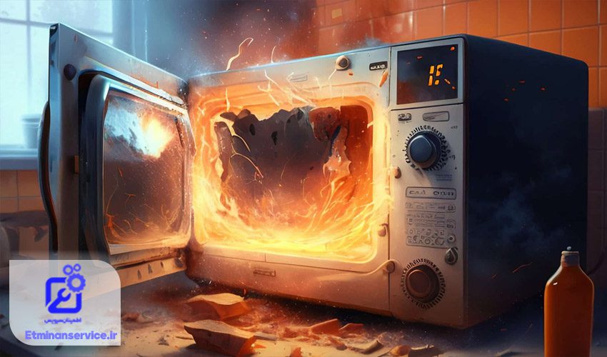 خاموش شدن ماکروفر شارپ به دلیل گرمای بیشازحد