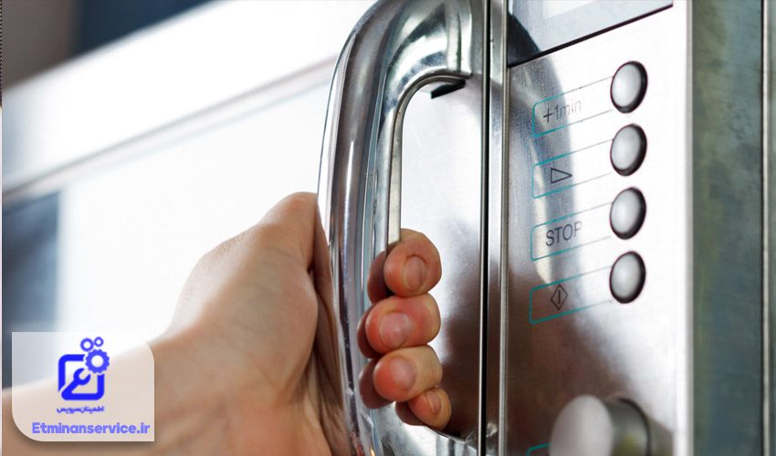 درب مایکروفر باز نمی‌شود