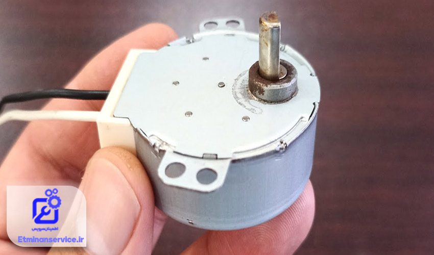 تعمیر و تعویض موتور صفحه گردان مایکروویو