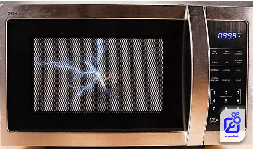 علت جرقه زدن داخل مایکروفر سامسونگ